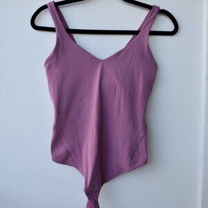 Lululemon Align Bodysuit in Velvet Dust Pink